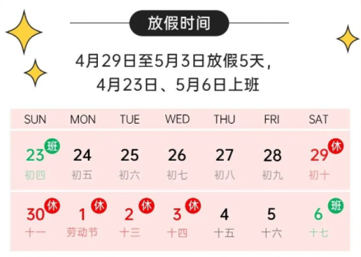 乐刷科技星益付2023五一劳动节刷卡清算通知